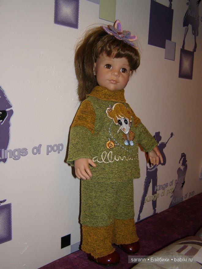 Зеленый комплект для куколки Иришки (фото 7)