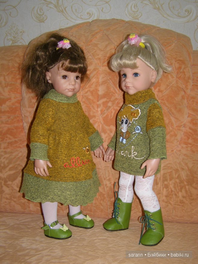 Две сестрички: Ангелина и Иришка любят модничать