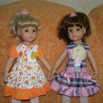 Две сестрички: Ангелина и Иришка любят модничать!