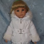 Белый зимний комплект для Готц