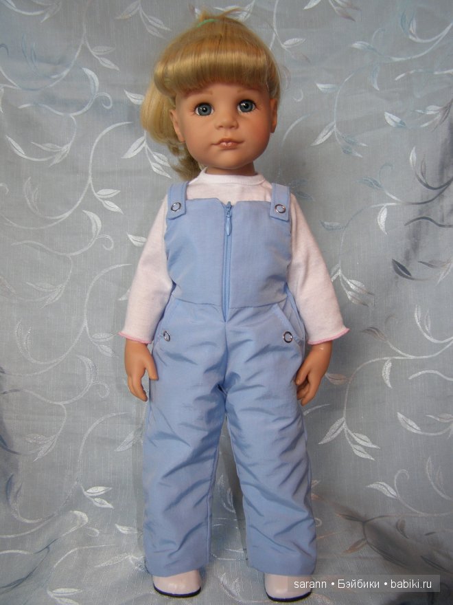 Розовый или голубой?! Зимний комплект для кукол Готц (фото 5)