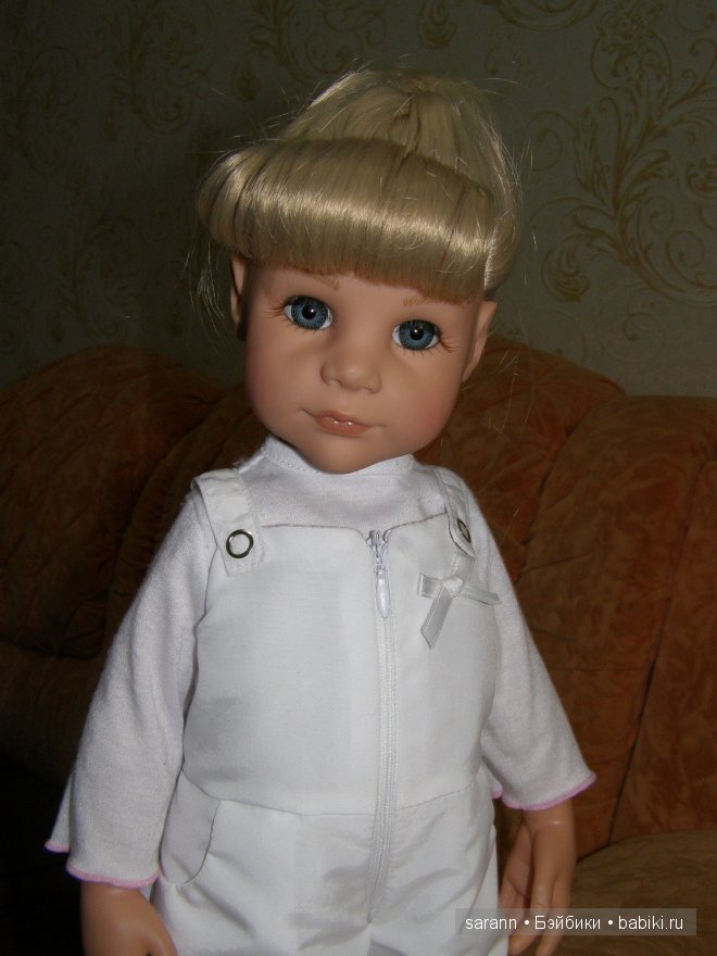 Белоснежное чудо! Зимний комбинезон для Готц