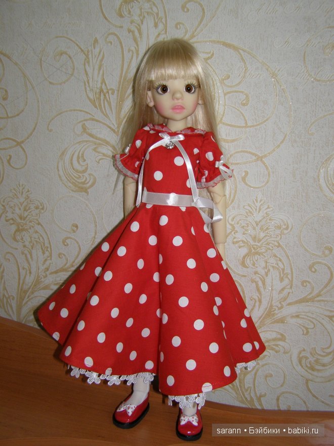 Платье в горошек для любимой Иззи! и немного обувочки | Бэйбики Платье в горошек для любимой Иззи! и немного обувочки