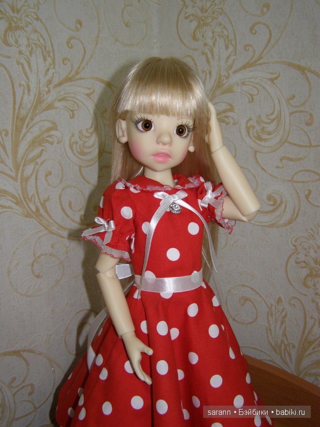 Платье в горошек для любимой Иззи! и немного обувочки | Бэйбики Платье в горошек для любимой Иззи! и немного обувочки (фото 7)