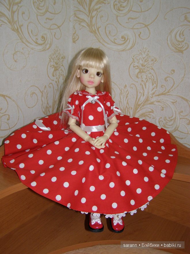 Платье в горошек для любимой Иззи! и немного обувочки | Бэйбики Платье в горошек для любимой Иззи! и немного обувочки (фото 10)