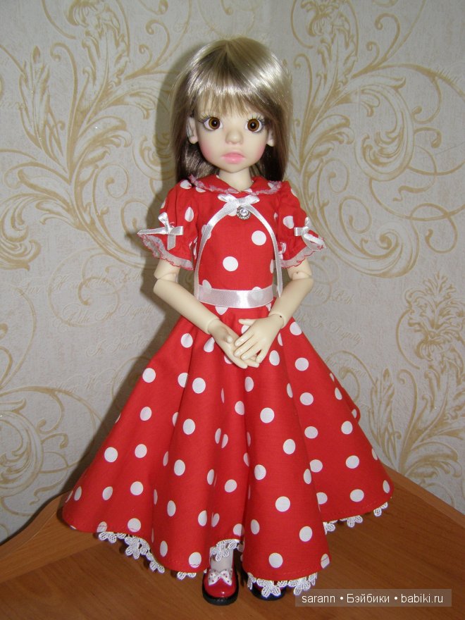 Платье в горошек для любимой Иззи! и немного обувочки | Бэйбики Платье в горошек для любимой Иззи! и немного обувочки