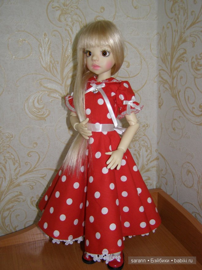 Платье в горошек для любимой Иззи! и немного обувочки | Бэйбики Платье в горошек для любимой Иззи! и немного обувочки (фото 2)
