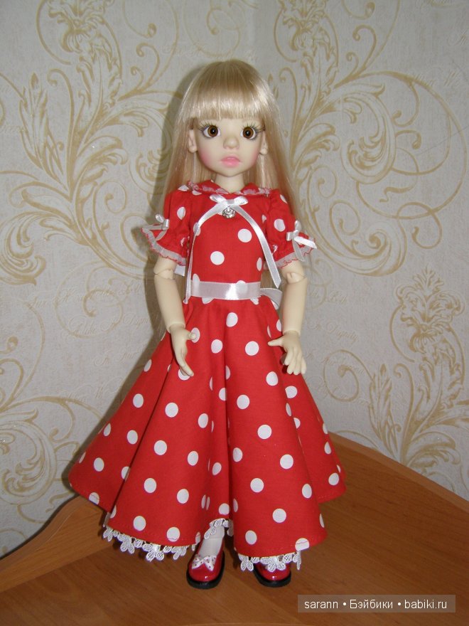 Платье в горошек для любимой Иззи! и немного обувочки | Бэйбики Платье в горошек для любимой Иззи! и немного обувочки