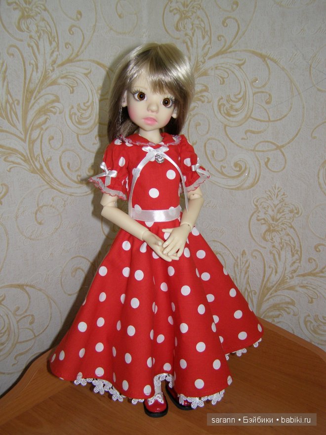 Платье в горошек для любимой Иззи! и немного обувочки | Бэйбики Платье в горошек для любимой Иззи! и немного обувочки