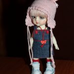 Учусь я шить на свою Анютку...