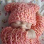 Сладкий, сахарный комочек....Кукла из пластика своими руками