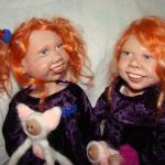 Лаура и Луиза. Авторские куклы ООАК Кондрашовой Ирины