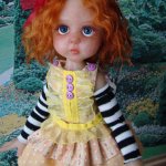 Маленькая нимфа Нова. Авторская кукла Кондрашовой Ирины.