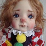 Арлекина. Авторская кукла Кондрашовой Ирины