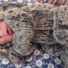 У меня родился зайка тедди долл. Авторская кукла Кондрашовой Ирины