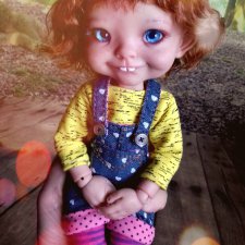 Авторская шарнирная кукла Кондрашовой И