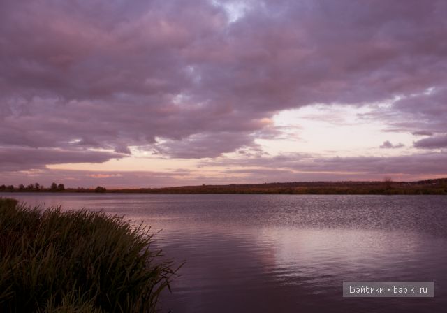 Небо затягивало тучами