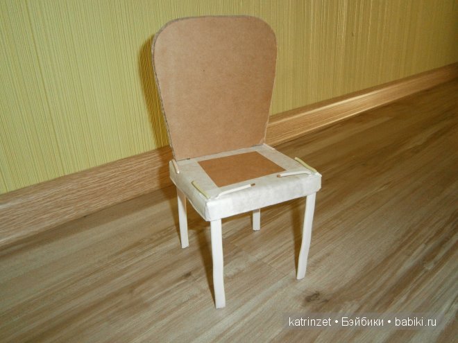 Как я делала стульчик для куклы. Мастер класс (фото 7)