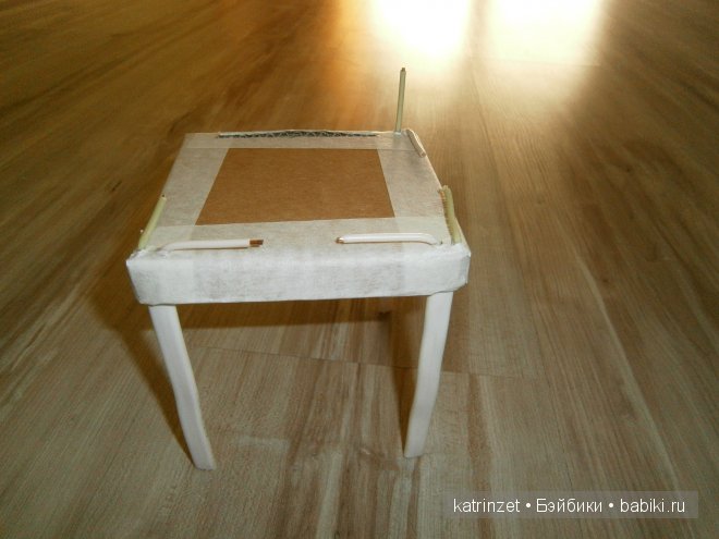 Как я делала стульчик для куклы. Мастер класс (фото 3)