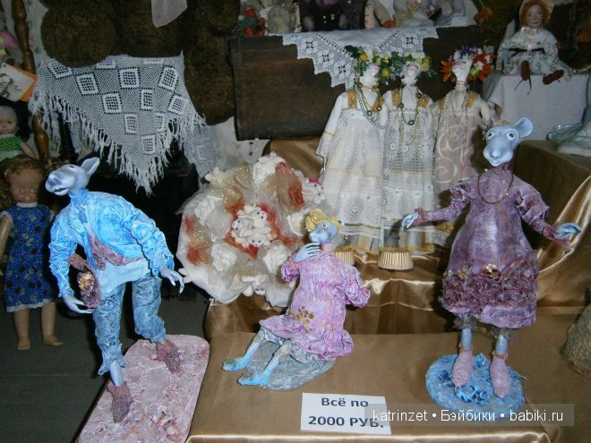Выставка авторских кукол в Лазаревском на побережье Черного моря в Сочи 2013