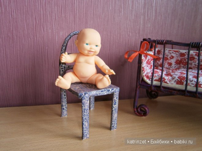 Кроватка для куклы своими руками. Мастер класс