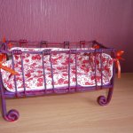 Кроватка для куклы своими руками. Мастер класс
