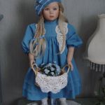 Фарфоровая Незабудка от Elite Doll. Композиция от Cindy McClure