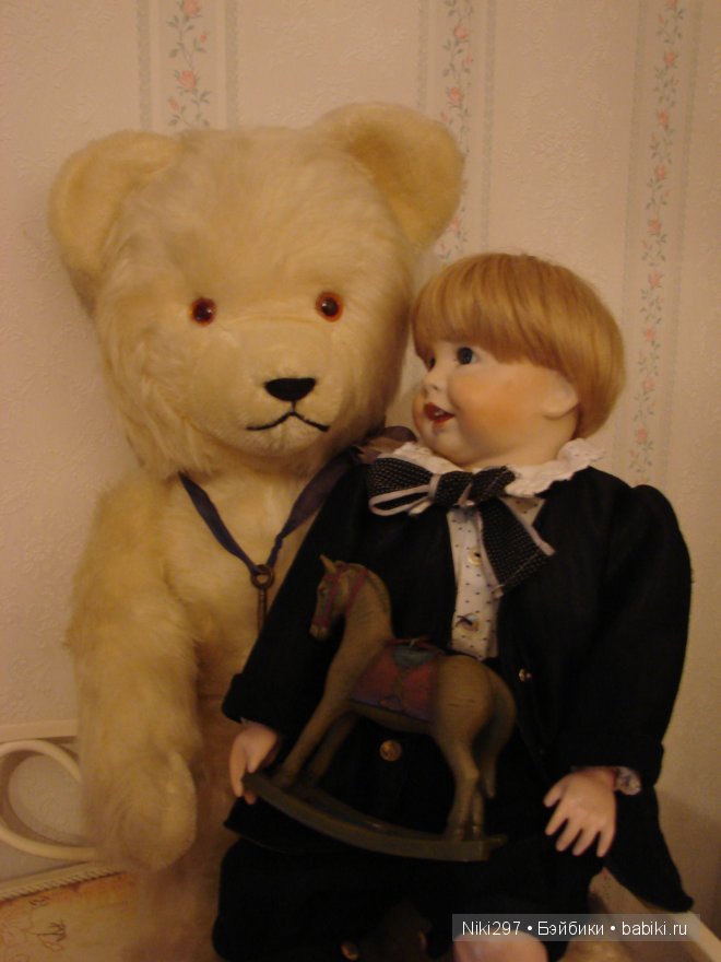 Два друга. Реплика антикварной куклы Kammer s Reinhardt (фото 2)