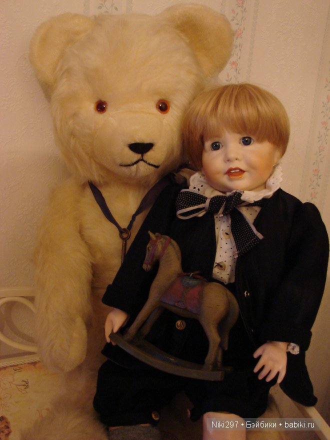 Два друга. Реплика антикварной куклы Kammer s Reinhardt (фото 5)