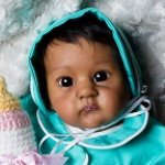 Этническая крошечка реборн, прототип PIXIE скульптора Bonnie Brown