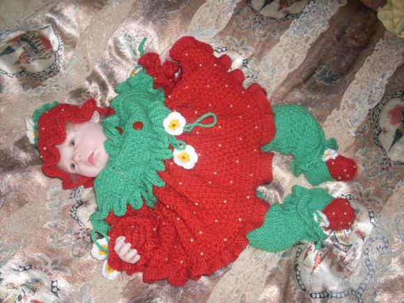 Одежда, костюм, Клубничка.