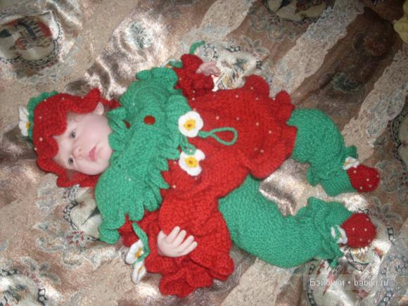 Одежда, костюм, Клубничка.