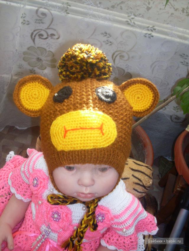 шапочки, вязание.