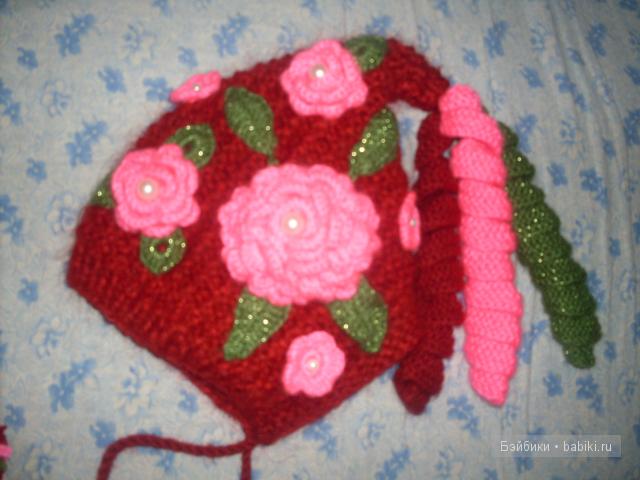 шапочки, вязание.