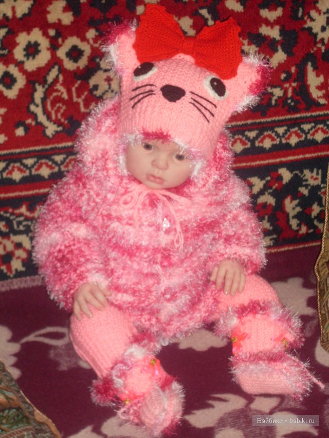 одежда своими руками, вязанный комплект.