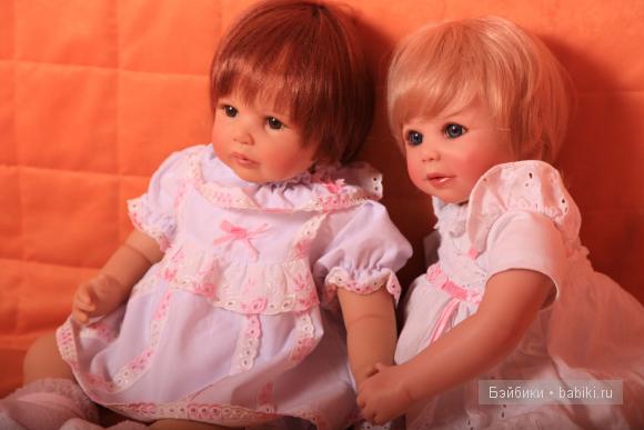 Коллекционные куклы Doris Stannat Джина и Лорена.