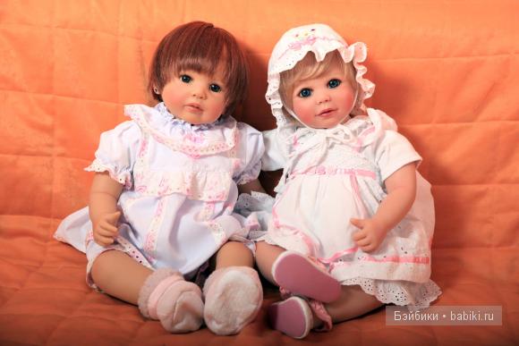 Коллекционные куклы Doris Stannat Джина и Лорена.