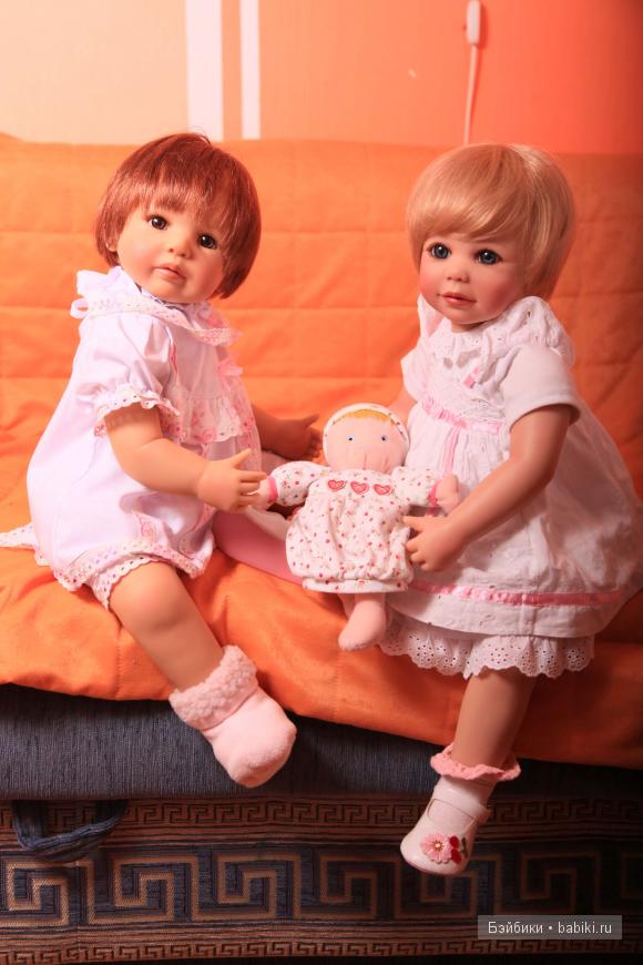 Коллекционные куклы Doris Stannat Джина и Лорена.