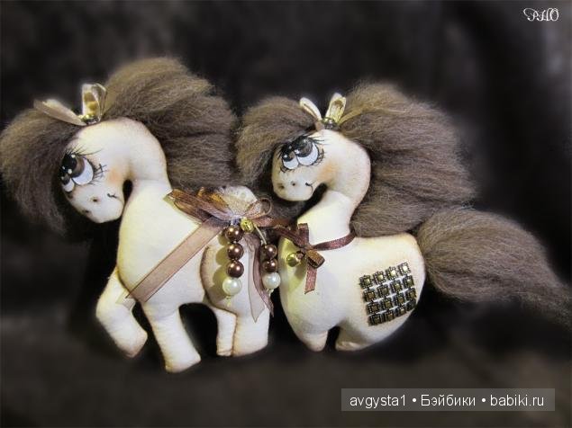 Лошадки своими руками — Текстильные игрушки и примитивы: кофейные