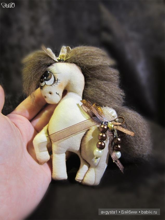 Лошадки своими руками — Текстильные игрушки и примитивы: кофейные