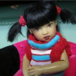 Маленькая история о маленькой девочке. Коллекционная кукла от Helen Kish