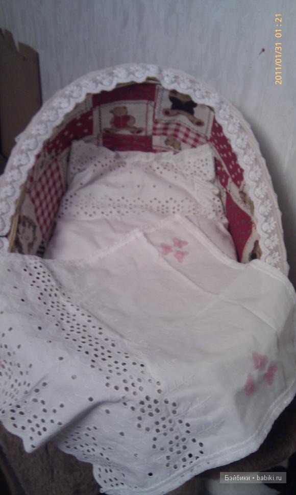 Обустройство люльки — Одежда и обувь для кукол своими руками: фото (фото 7)
