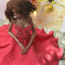 Платье на Ноеми/прекрасные куклы Ольги Литвинович