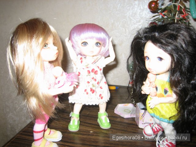 Как мы встречали Новый год! Шарнирные куклы