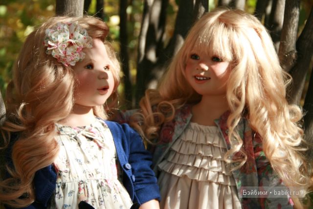 Tilda и Milla от Annette Himstedt. Прогулка в лесу