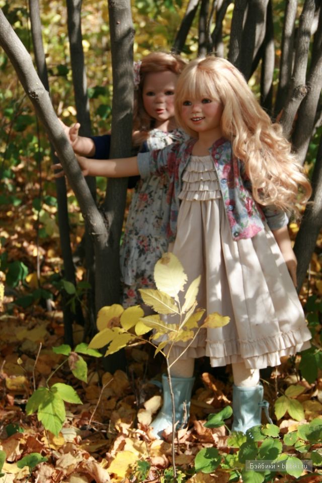 Tilda и Milla от Annette Himstedt. Прогулка в лесу