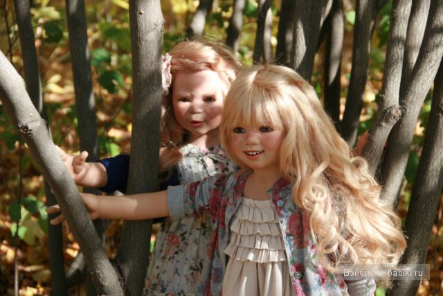 Tilda и Milla от Annette Himstedt. Прогулка в лесу (фото 10)