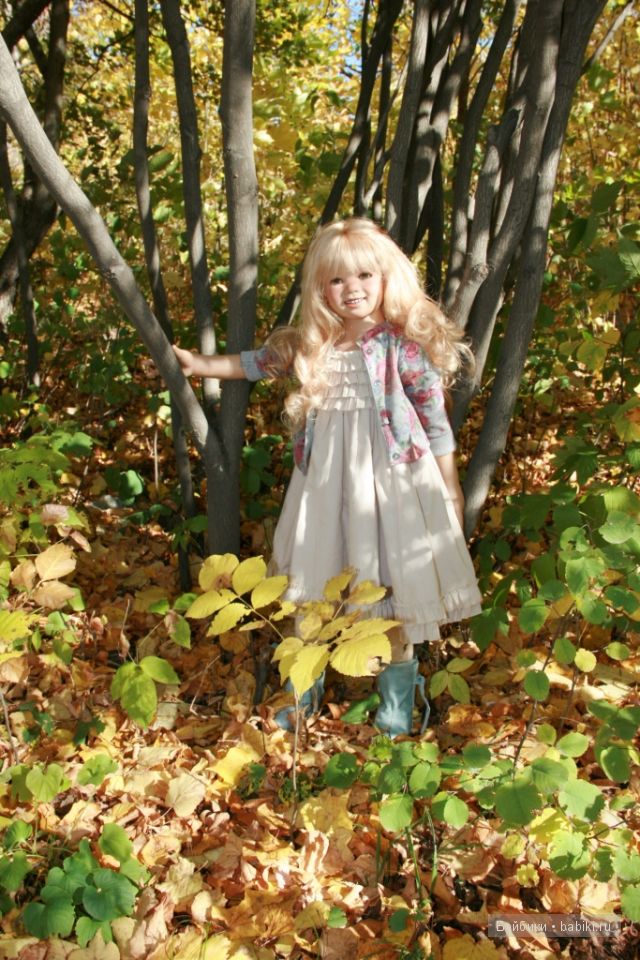 Tilda и Milla от Annette Himstedt. Прогулка в лесу (фото 7)