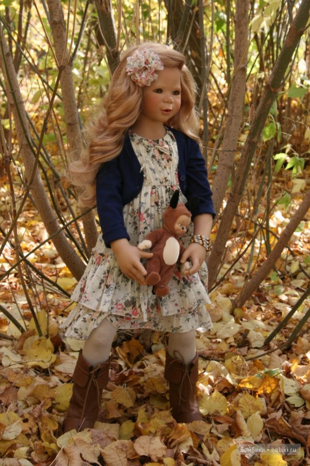 Tilda и Milla от Annette Himstedt. Прогулка в лесу (фото 5)