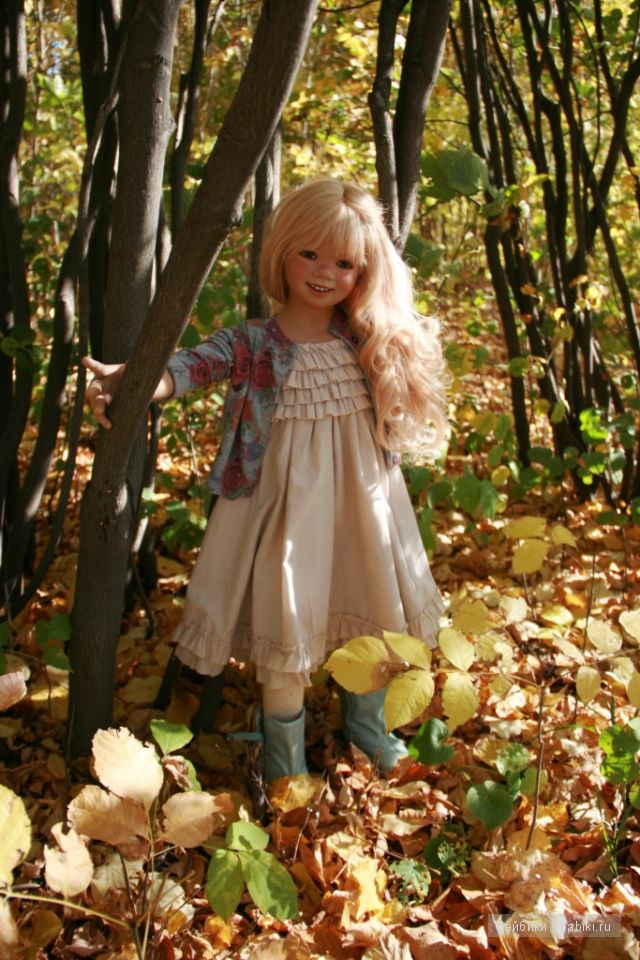Tilda и Milla от Annette Himstedt. Прогулка в лесу (фото 9)